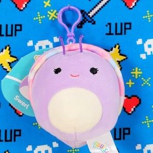 Squishmallow Swerl the Snail 3" Clip UltraSoft Valentine's Day Toy Plush NWT